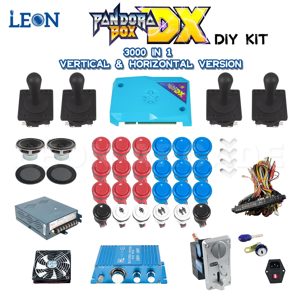 Jamma 3000 In 1 Retro Arcade Game Pandora Box Arcade Kit American Nylon Joystick And Button For Cocktail Table Arcade Machine