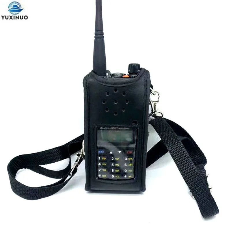 Durable Soft Leather Case Cover Bag For Baofeng UV9R UV-9R Plus BF-A58 BF-9700 GT-3WP UV-XR UV-5S Walkie Talkie Accessories