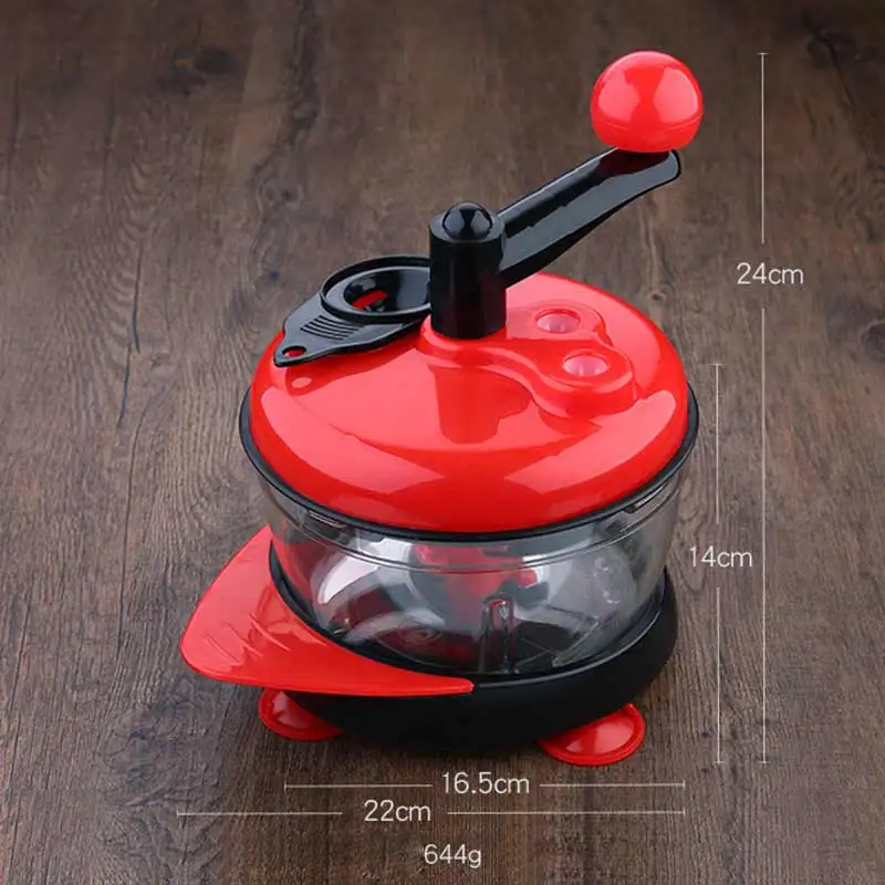 Multi-function Kitchen Manual Food Processor Household Meat Grinder Vegetable Chopper Quick Shredder Green Cutter Egg Blender