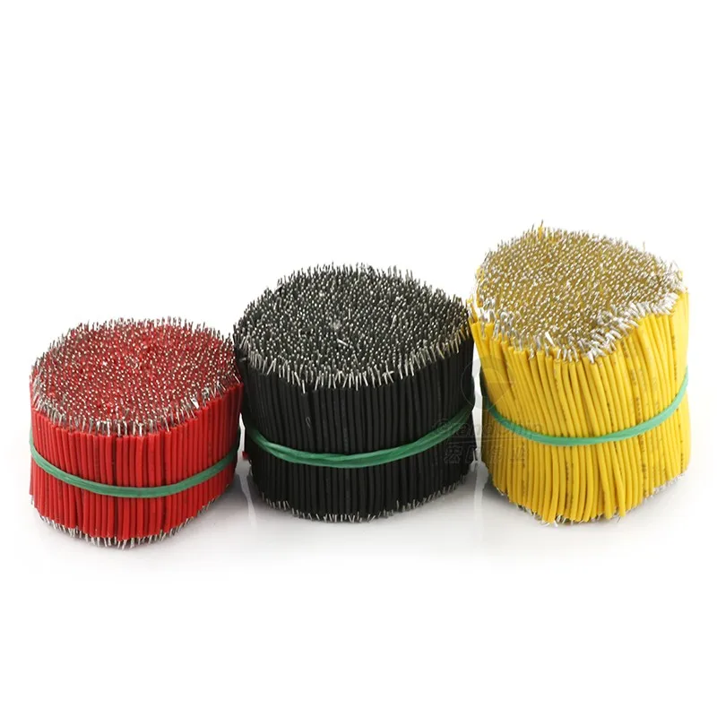 50PCS/LOT Tin-Plated Breadboard PCB Solder Cable 24AWG 5cm/8cm/10cm/15cm/20cm Fly Jumper Wire Cable Tin Conductor Wires 1007