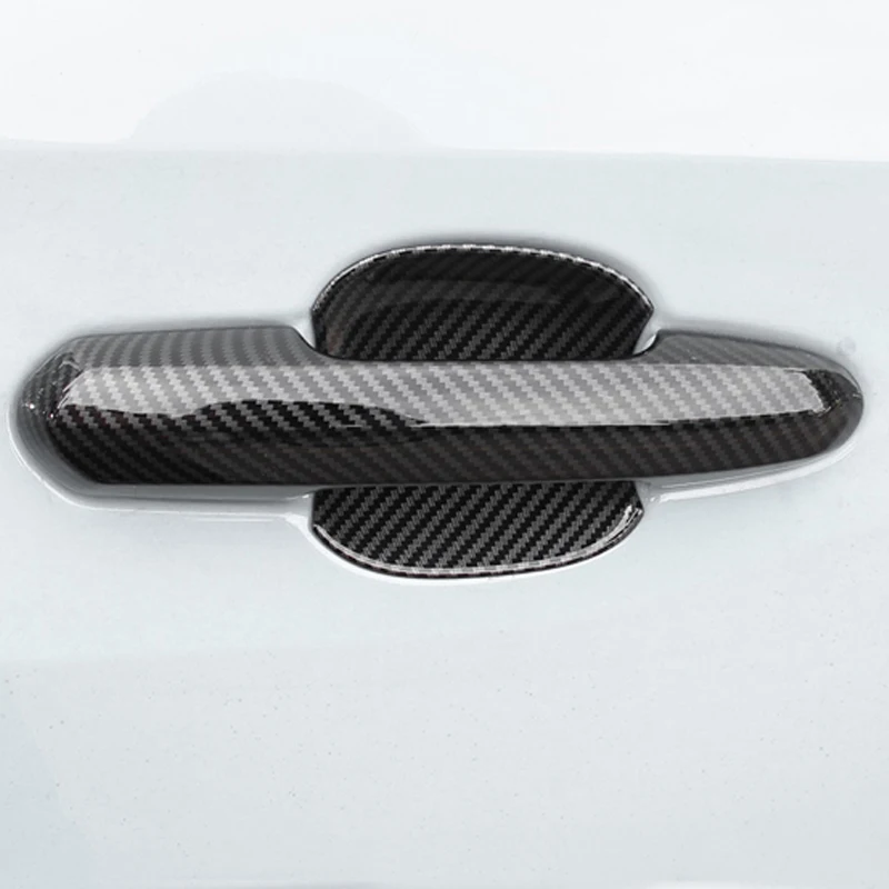 

for TOYOTA RAV4 2020-2021 Outer door bowl handle protect Decorative cover Carbon fiber pattern