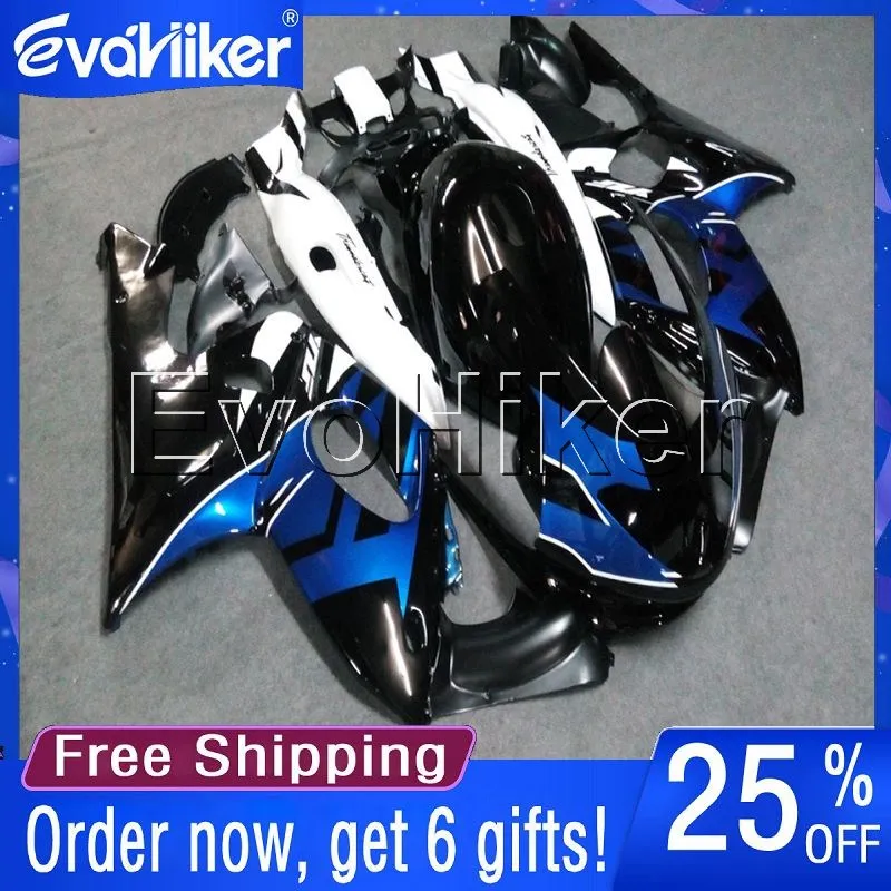 

Custom motorcycle fairing for YZF600R Thunderent 1997-2007 Injection mold ABS plastic motor panels kit blue white black+gifts