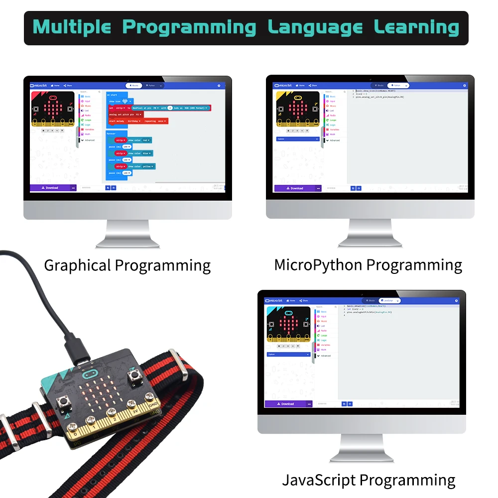 Keyestudio Micro:Bit Power Shield Module Without Battery for BBC Micro bit (NO Battery and NO Micro bit Board)