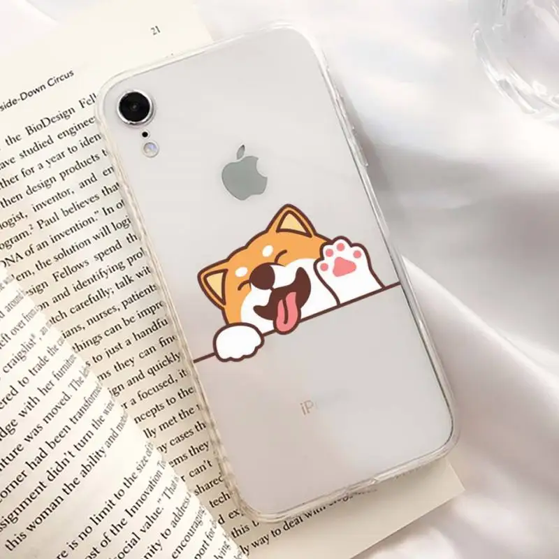 Cute Cartoon Animal Shiba Inu and Husky Corgi Phone Case for iphone 13 11 12 pro XS MAX 8 7 6 6S Plus X 5S SE 2020 XR case