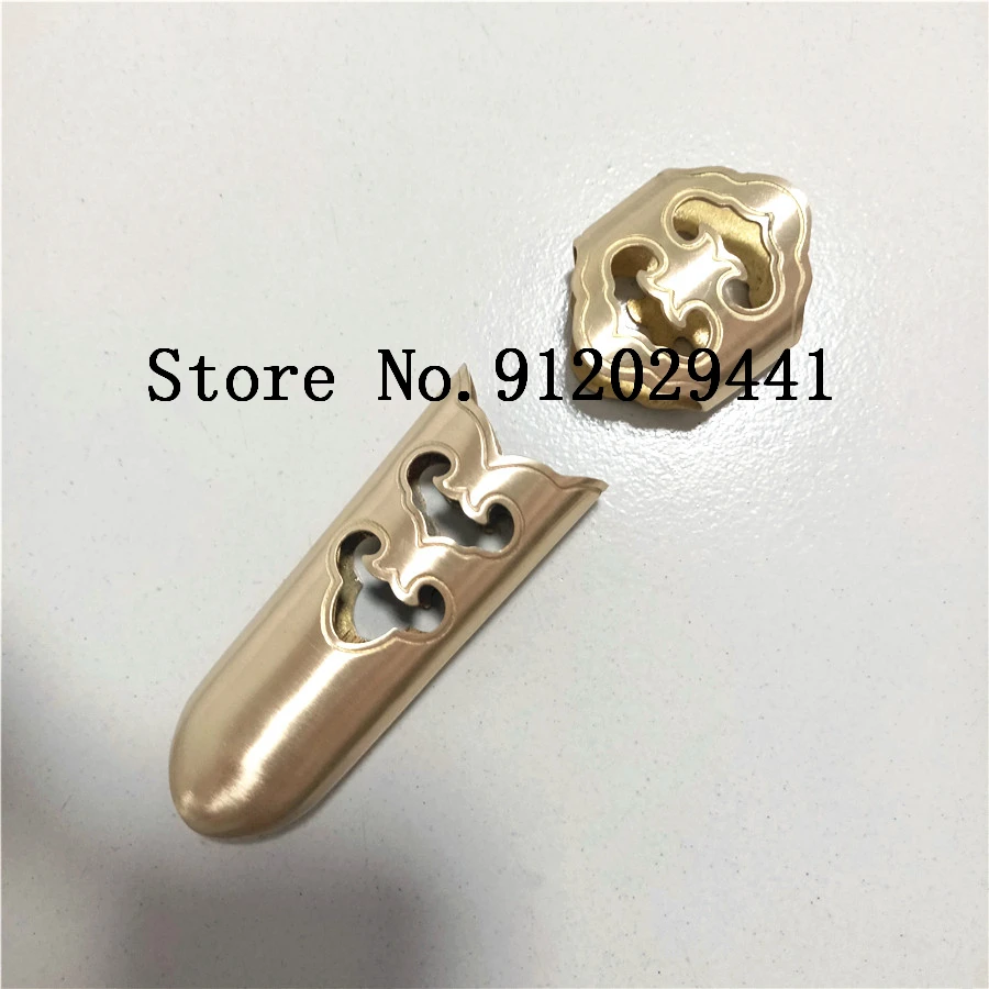 High Quality Real Brass A Set Fittings TaiChi Jian Sword Accessories For Chinese WUSHU Jian Sword Copper Accessories