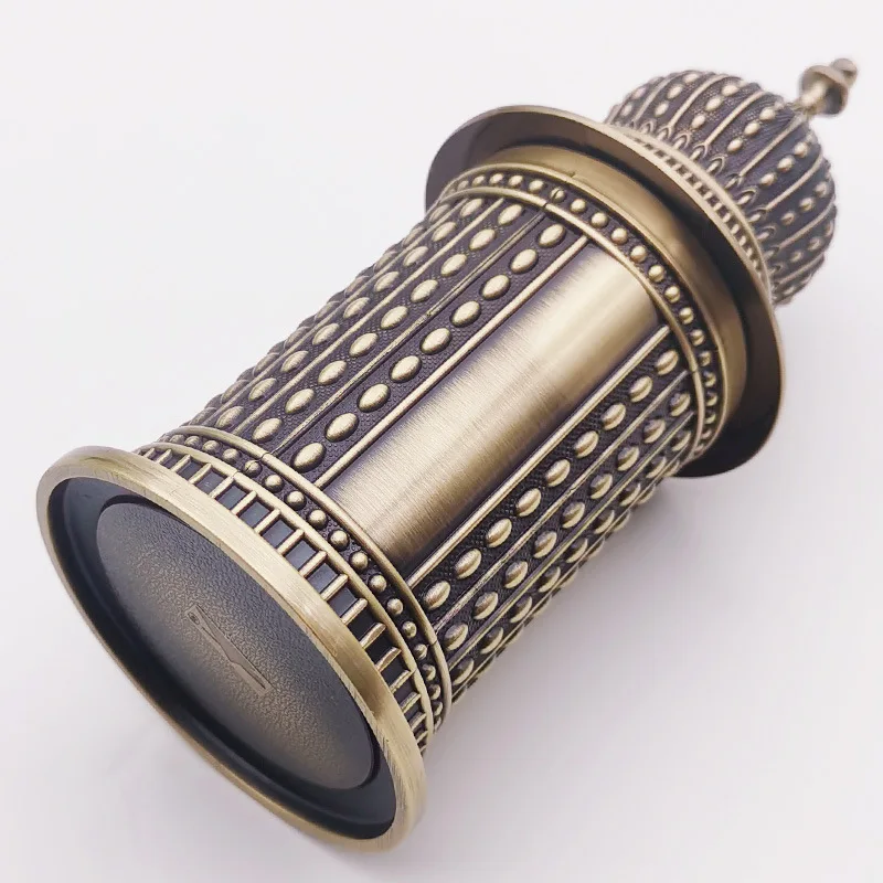 European Retro Style Living Room Hand-pressed Metal Creative Toothpick Holder Push-type Automatic Toothpick Box Home