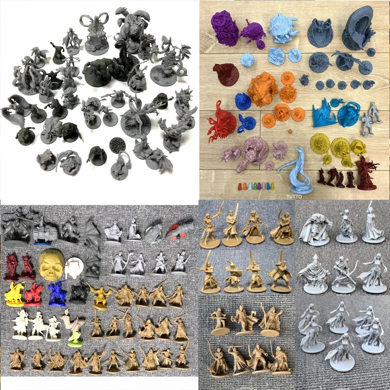 Lot Monsters Zombie Miniatures for Rum & Bones Zombicide Game Role Playing Figures Wars Game Model Toys