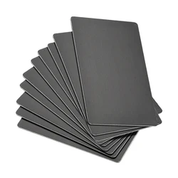 Uxcell 10pcsカード100 × 60 × 0.8ミリメートルアルマイトプレートdiy印刷彫刻ブルー