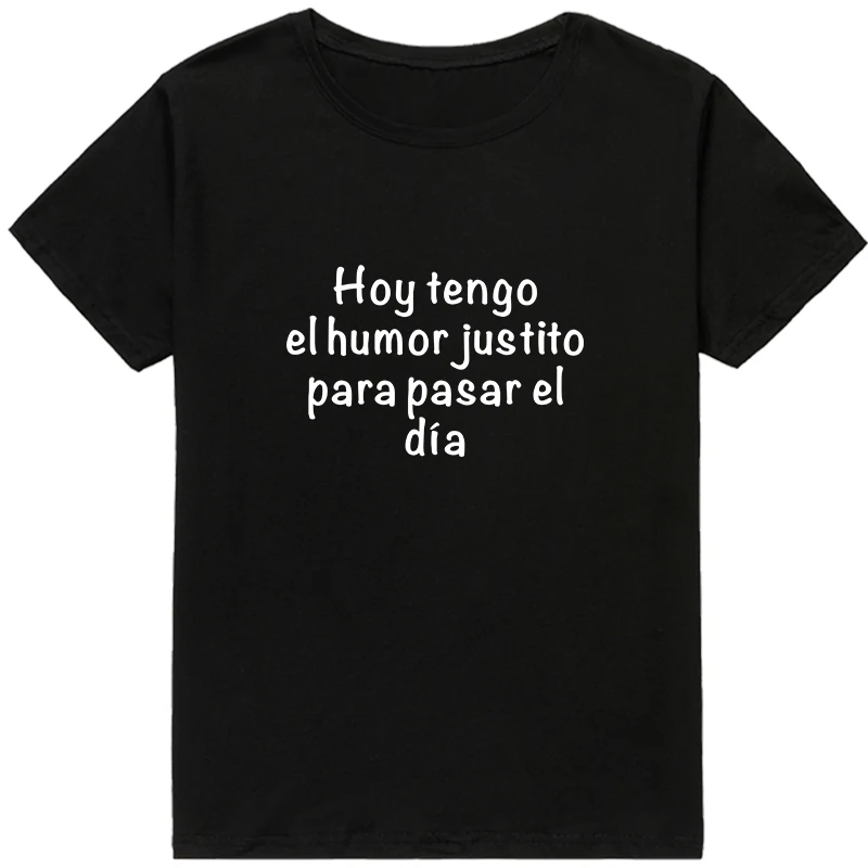 Fashion Spanish Style camiseta mujer Feminina Letter Print T-shirts Women short sleev clothes Casual shirt clothes