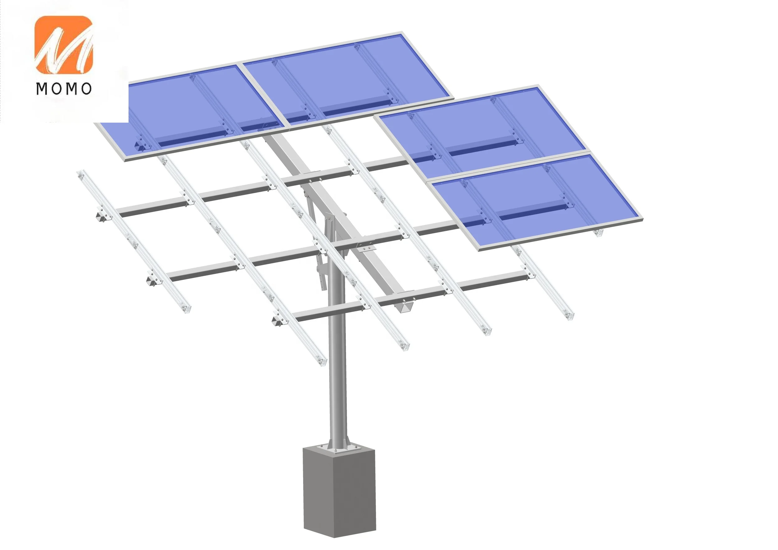 single pole solar ground mount solar panel ground mount poles system Before buy the product, please consult the boss!