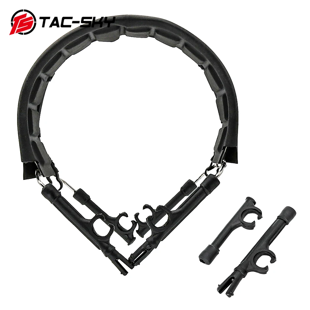 TAC-SKY Có Thể Thay Thế Và Có Thể Tháo Rời Dây Đeo Đầu Tương Thích Với PELTOR Series COMTAC Tôi II III IV Chiến Thuật Tai Nghe