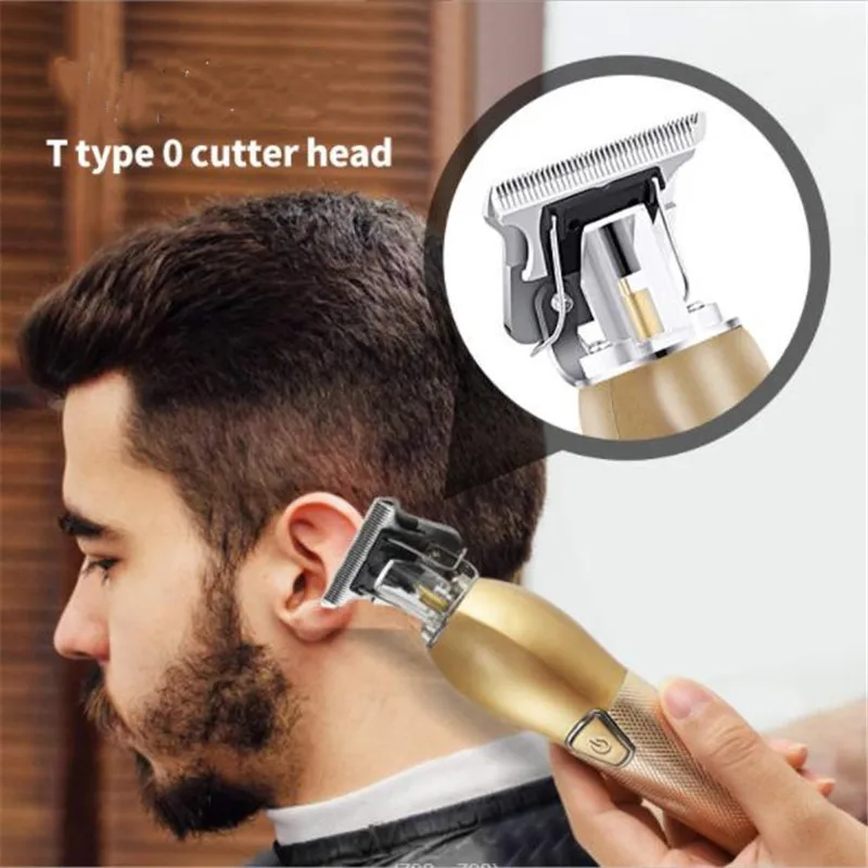 Professional Electric Barber Clipper Precision Zero Gap Hair Trimmer Cordless Hairstyle Salon Haircut Machine Hairdresser Cutter