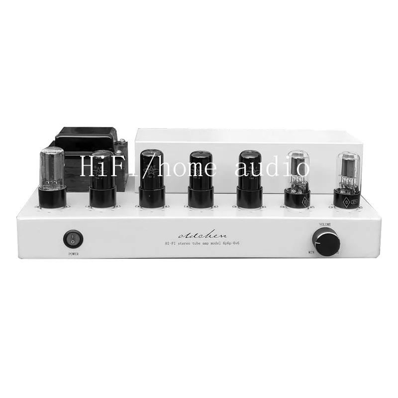 laochen 6P6P-6V6 Class A and B tube power amplifier,oldchen single-ended HIFI audio push-pull amplifier,high quality，good sound