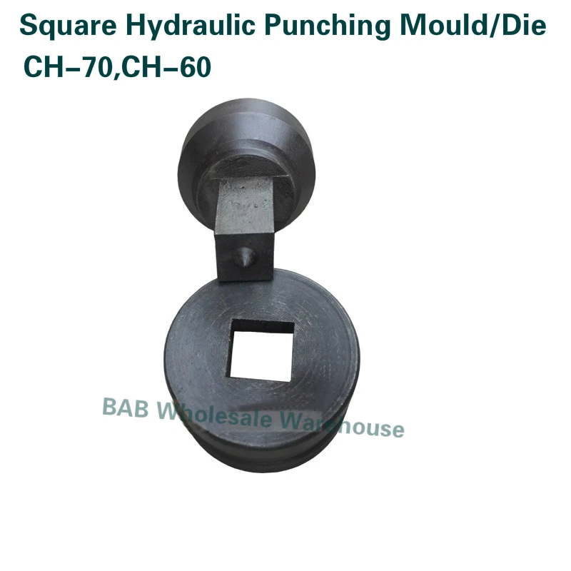 Square Hole Hydraulic Punching Mould For CH-70 CH-60 hydraulic puncher use Square Hole with different sizes Manual punching dies