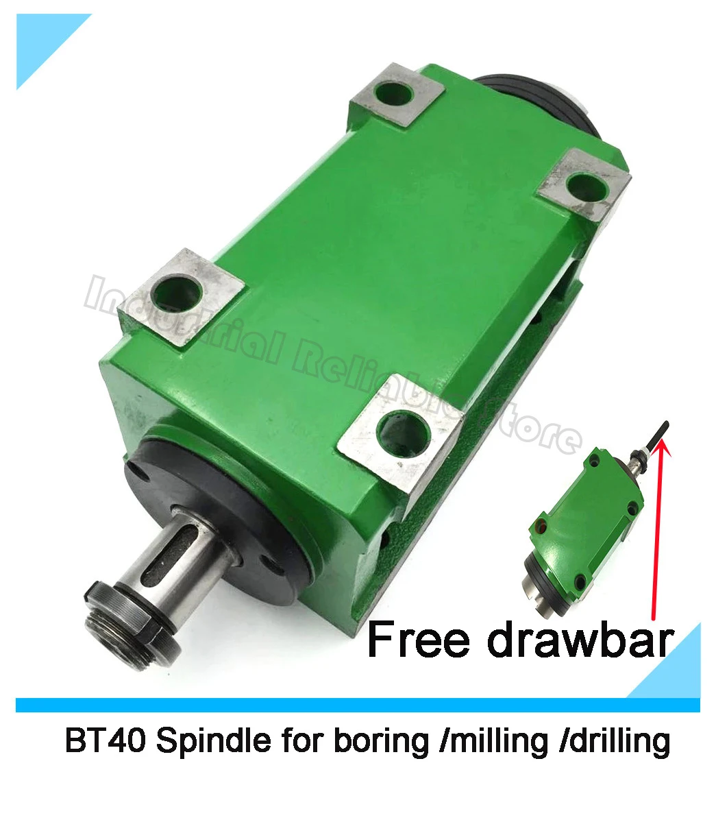 

BT40 Spindle Head 3KW 2Hp 3Hp Max. 3000~8000rpm Power Head Power Unit Machine Tool for boring milling drilling tapping Machine