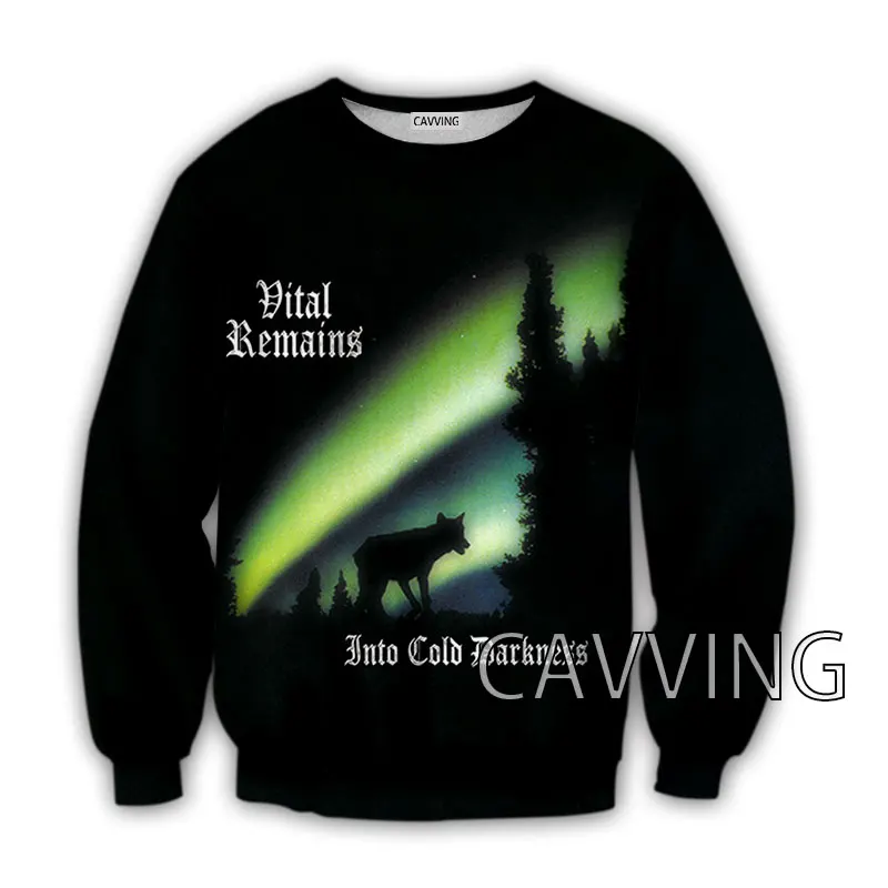 CAVVING 3D Printed  Vital Remains Band  Crewneck Sweatshirts Harajuku Styles Tops Long Sleeve Sweatshirts for Men/women