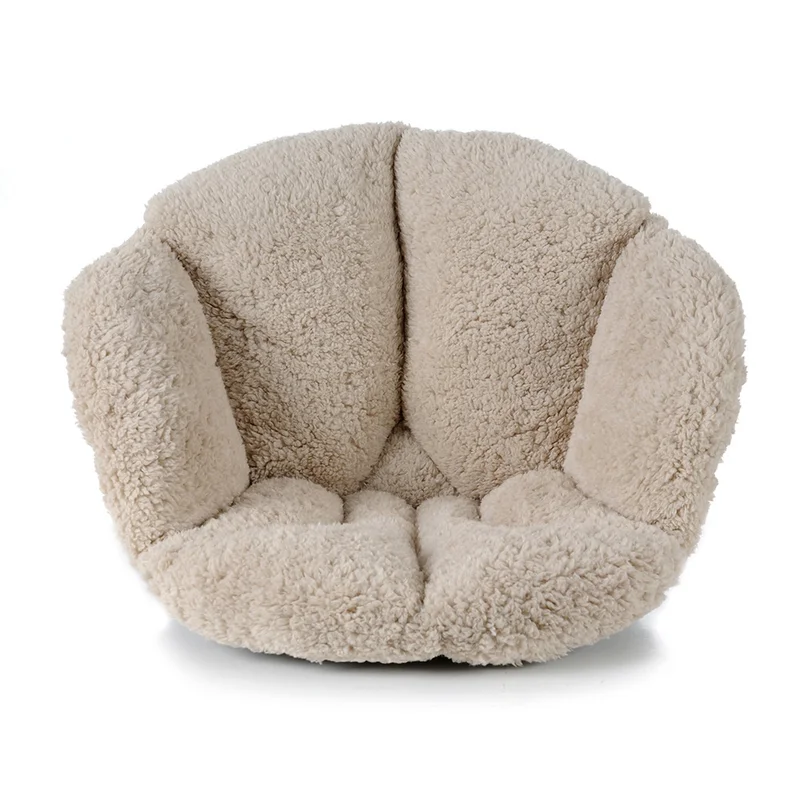 

New Plush Cushion Chair Mat Thicken Office Beautiful Buttocks Waist Cushion Winter Lamb Velvet Cushion Student Warm Cushion