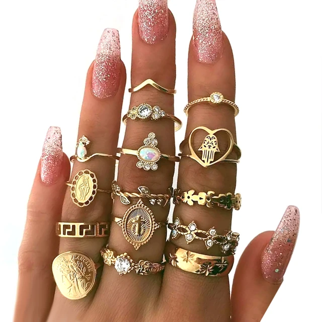 Hands full of rings store