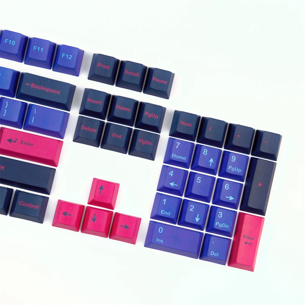 GMK Laser PBT Keycaps DYE-Sublimação Cereja Perfil 126 Teclas Para Teclado Mecânico Interruptor Transversal Ansi 60% 80% 100% Layout