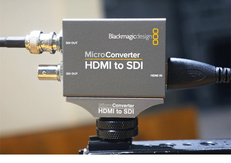 All-mode Blackmagic BMD Broadcast Design Micro Converter Hot Shoe 1/4\