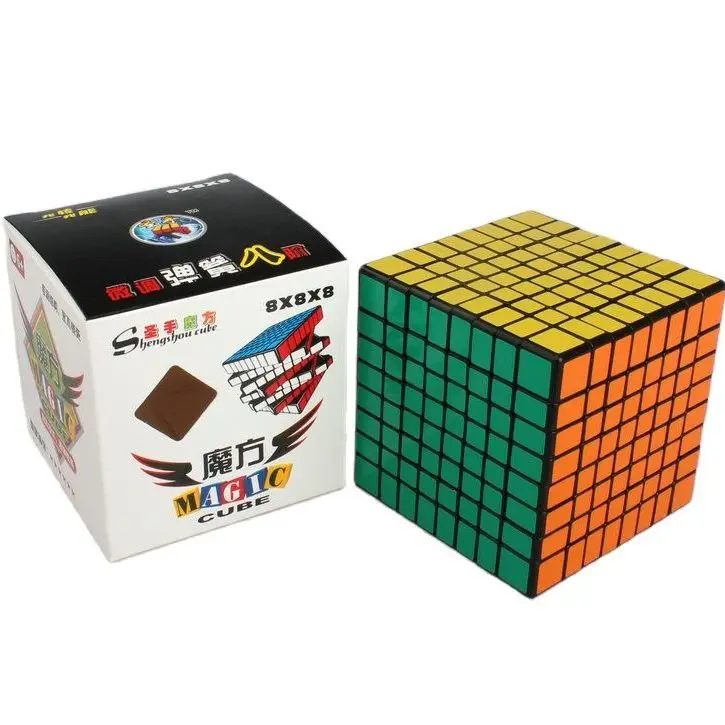 Nuovo ShengShou 8x8x8 Puzzle Magico Cubo Magico 6x6 Cubo di Velocità Torsione Nera 7x7x7 Strati Puzzle Magico Giocattoli Educativi Professionali