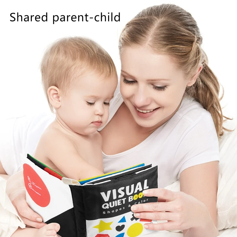 子供のための子供のための着色されたベビーブック,柔らかいビジュアルゲーム,幼児のための色の認識,教育