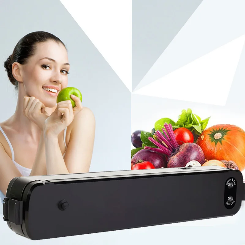 220 فولت/110 فولت التلقائي فراغ حقيبة آلة التعبئة والتغليف التجاري فراغ السدادة الطازجة ختم آلة الغذاء التوقف فراغ باكر