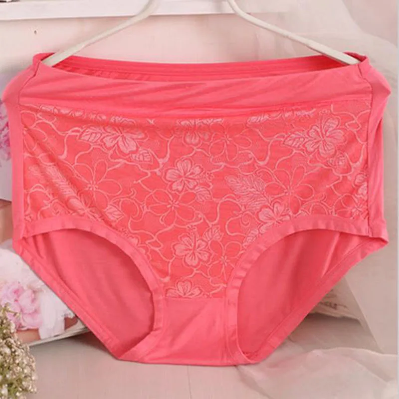 CP114 Plus Size Women Underwear 4 Pieces Modal Seamless Panties High Waist Ladies Lingerie Comfortable Underpants