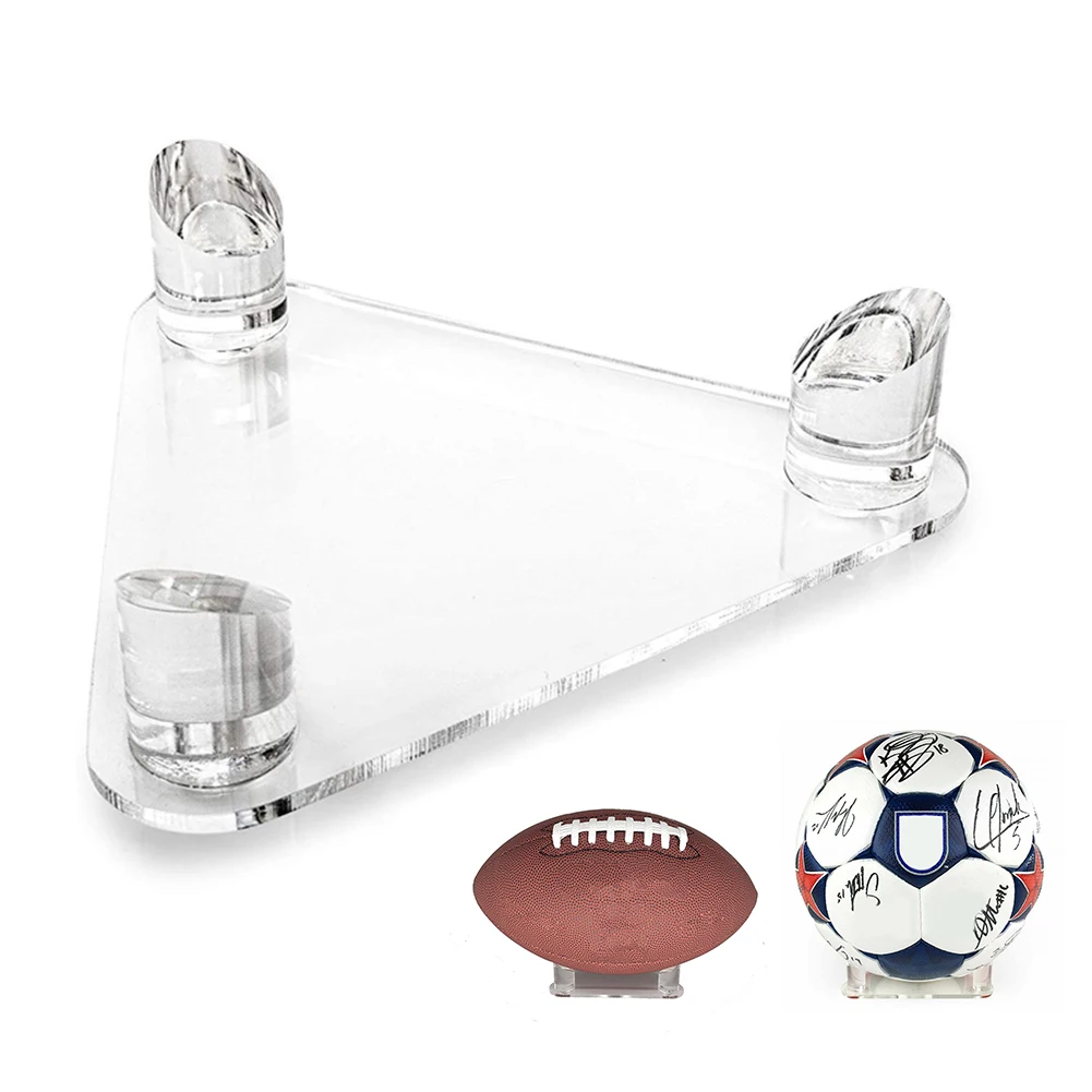 1Pcs Acrylic Ball Stand Display Holder Transparent Sports Ball Storage Rack For Football Basketball Volleyball Soccer