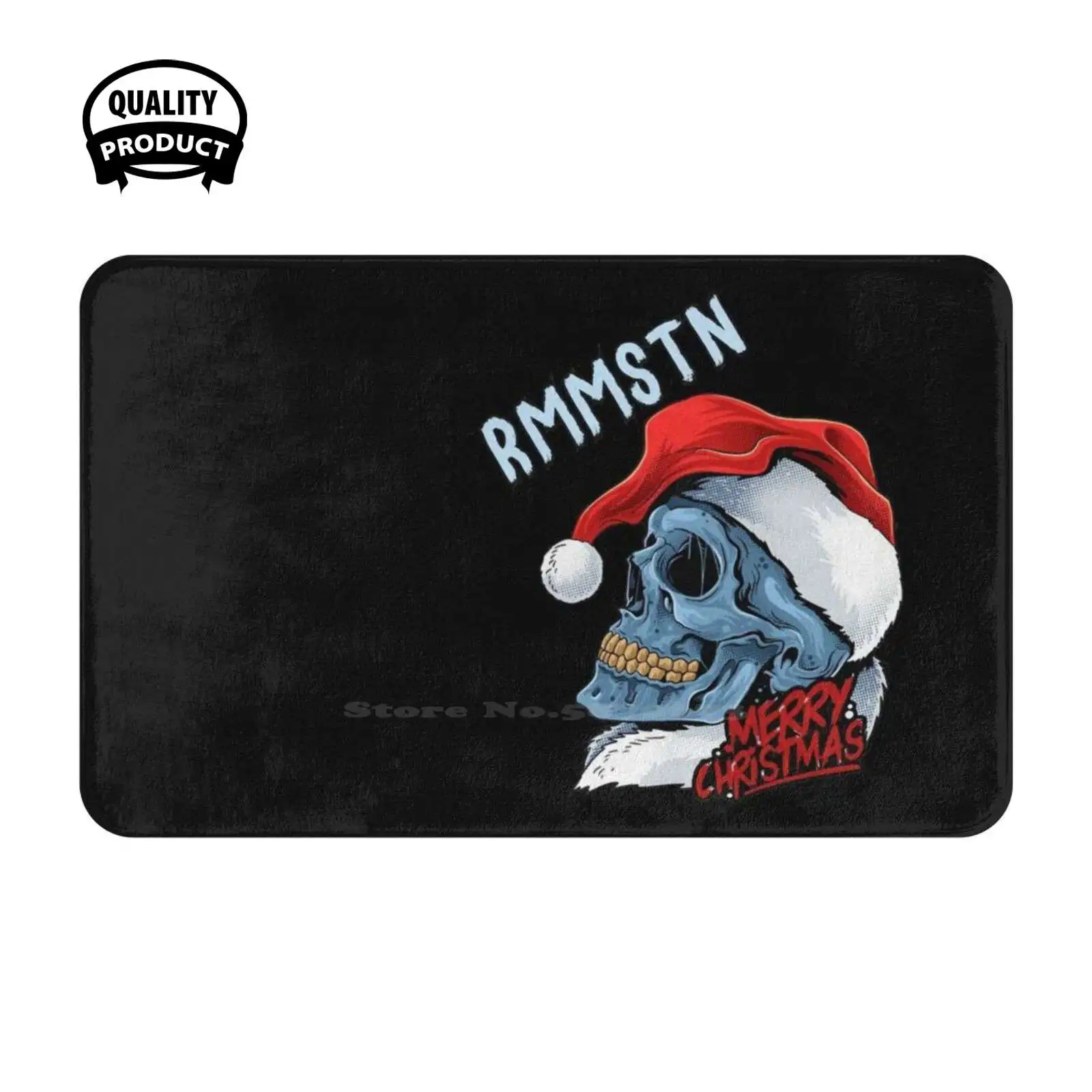 Rmmstn Christmas Soft Cushion Home Carpet Door Mat Car Rug Rmmstn Deutchland Heavy Metal Metalhead German Metal Du Hast Ich