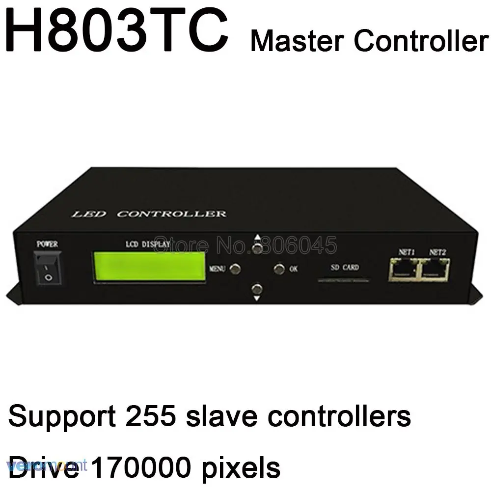 

H803TC LED Online/Offline Master Controller work with H801RA or H801RC Slave Controller Drive 170000 pixels