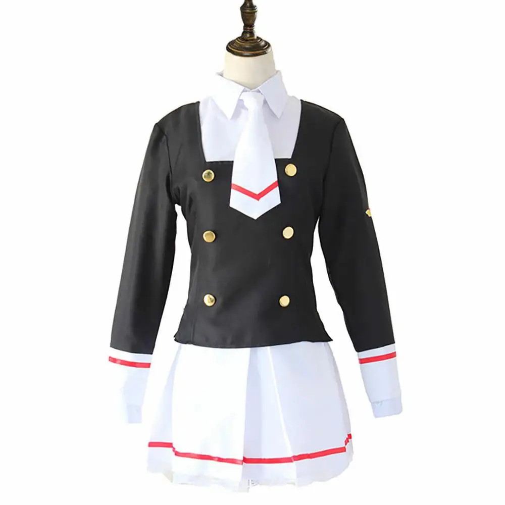 HISTOYE The Comic Cartoon Card Captor Sakura Costume KINOMOTO SAKURA Cosplay Clothing for Women Halloween Costume Party