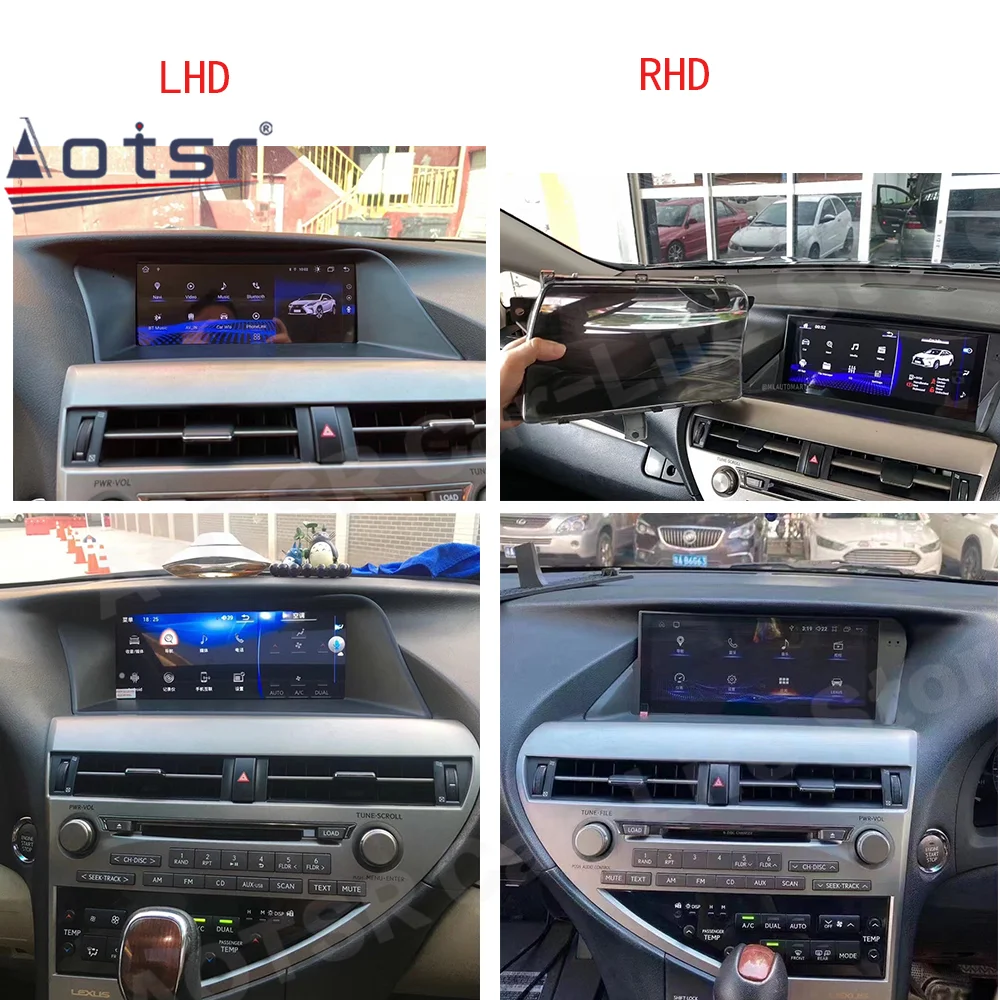 8+128G Carplay Android Player For Lexus RX270 RX350 RX450H 2009 2010 2011 2012 2013 2014 2015 GPS Navi Stereo Radio Head Unit