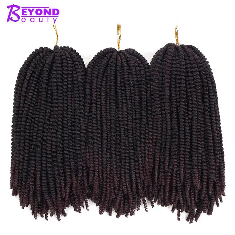 50 strands Ombre Nubian Twist Hair Extensions Synthetic Jamaican Bounce Fluffy Bomb Twist Crochet Braids For Passion Twist