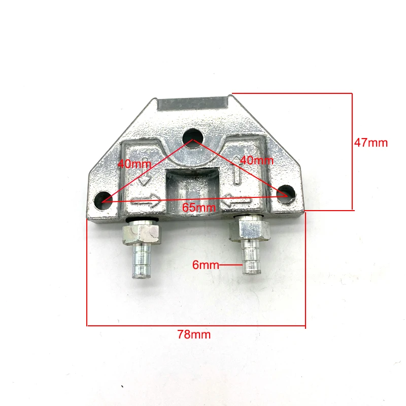 Motorcycle Engine Oil Cooler Aluminum Cooling Radiator Adapter For Motorcycle 50cc 70cc 90cc 110cc 125cc