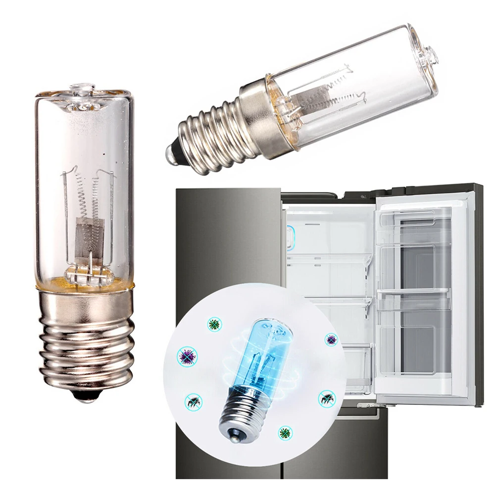 Picture 6: DC 10V 3W E17 Screw UVC Ultraviolet Germicidal Lamp Disinfection Sterilizer UV Light Bulbs Kill Mites Quartz Tube Ozone