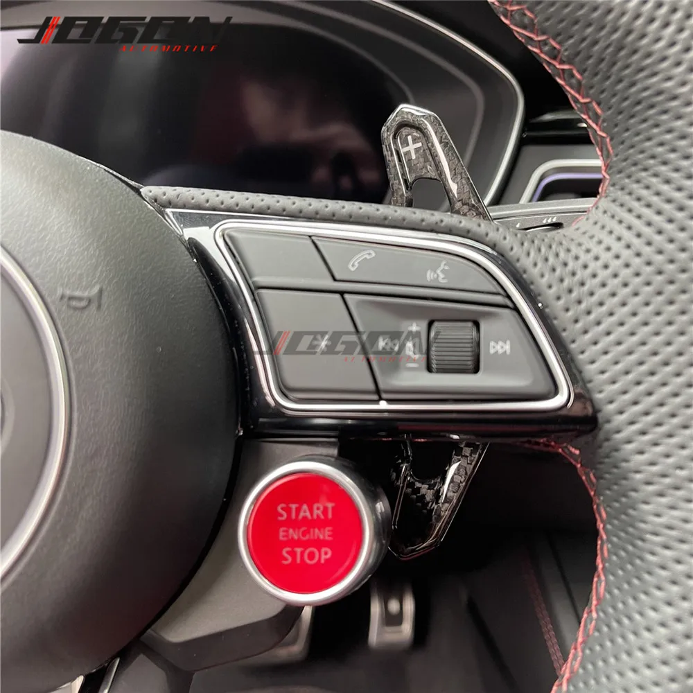 For AUDI Audi A3 S3 RS3 8Y Sport hatchback sedan 2021+ Urus-Style Carbon Replace Steering Wheel Paddle Shifter Car Accessories