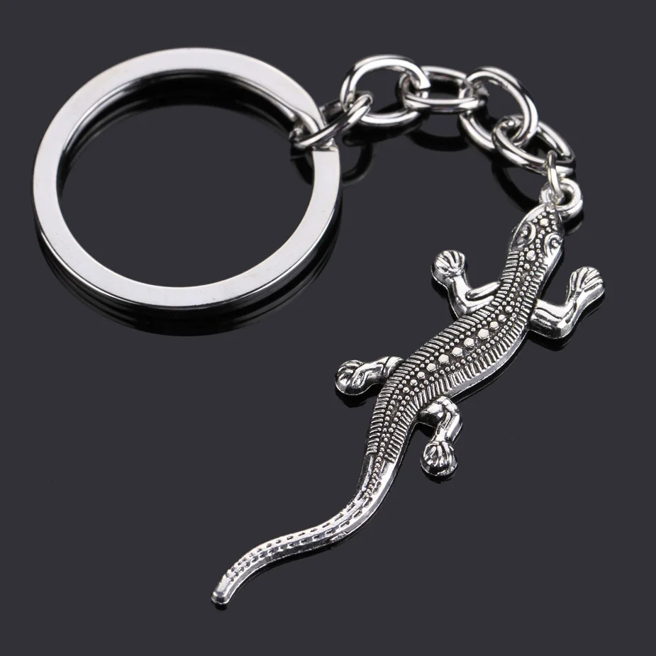 Cute Bag Keychain Reptile Lizard Animal Pendant Friends Gift Women Car Men Women Key Chain Jewelry Original Gifts