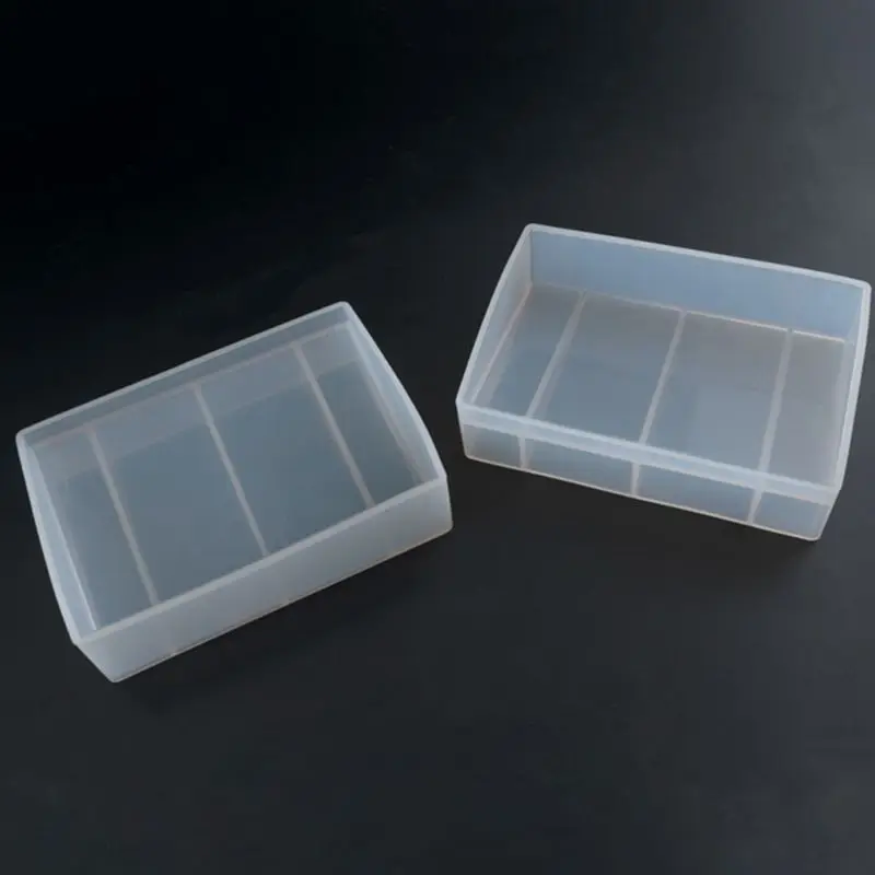 Molde retângulo resina para fotos, pingente, joias, silicone, faça você mesmo, artesanato, bolo, ferramentas uv, moldes epóxi 203b