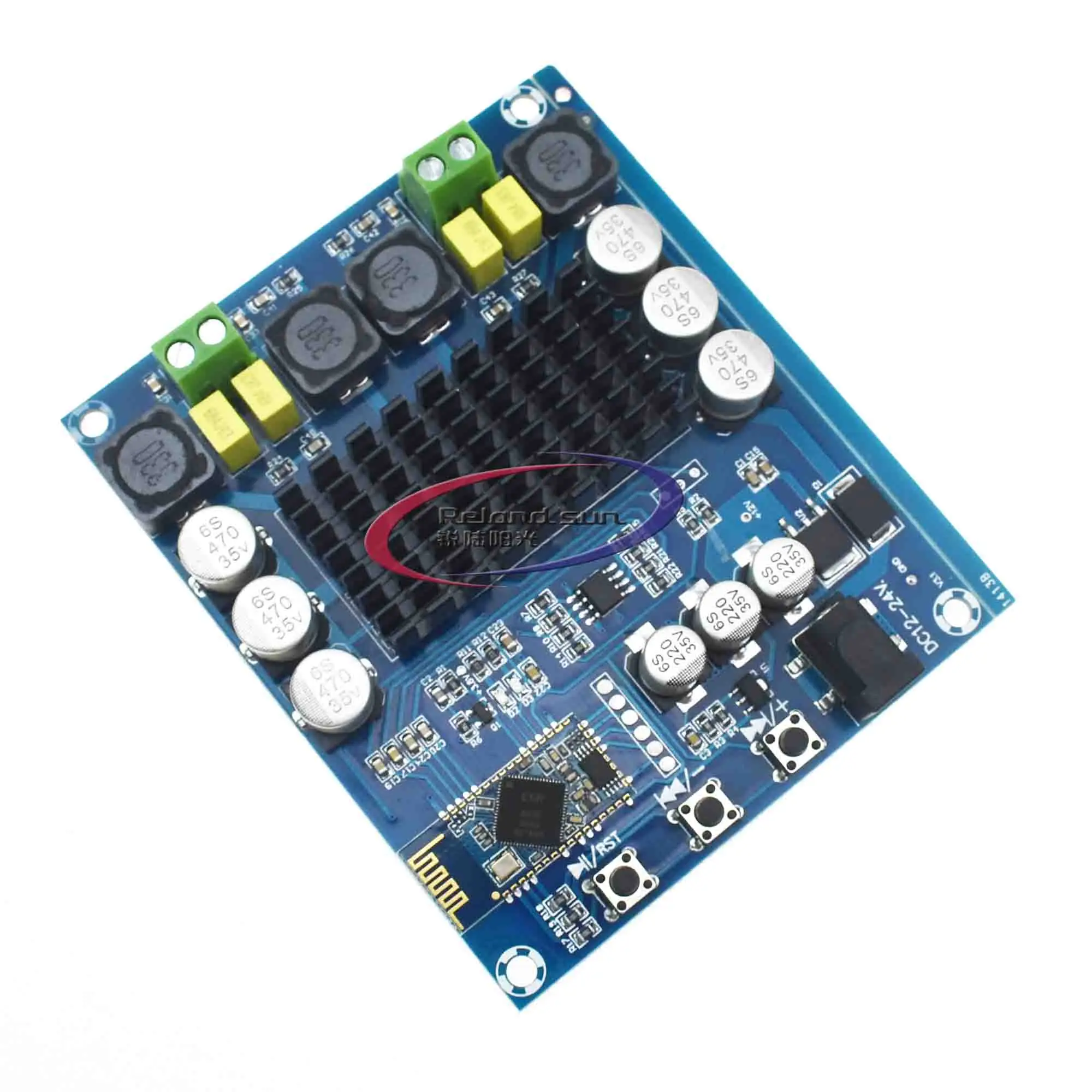 XH-M548 Bluetooth dual channel 120W digital power amplifier board TPA3116D2 Bluetooth digital audio amplifier board