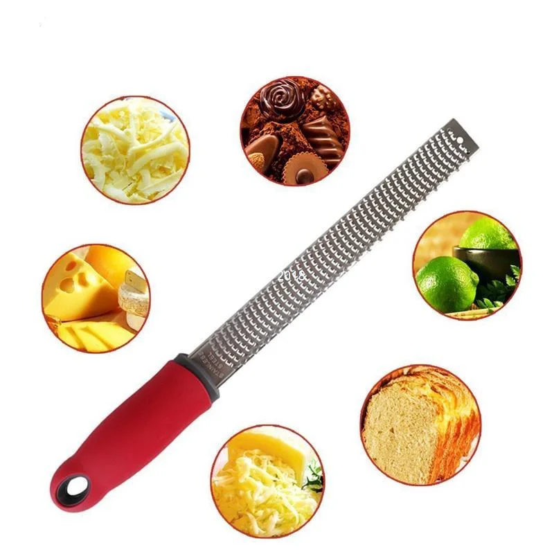 ERMAKOVA Citrus Zester Cheese Grater Cheese Lemon Ginger Garlic Nutmeg Chocolate Vegetable Plane Zesting tool Dishwasher safe