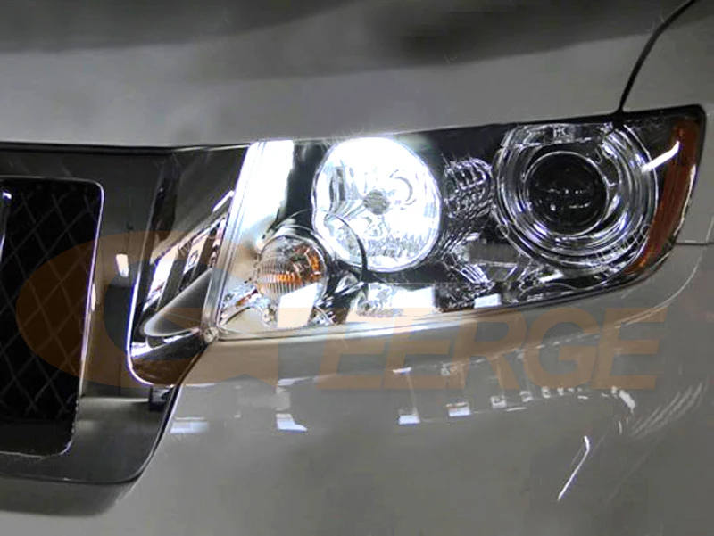 For Jeep Grand Cherokee 2011 2012 2013 2014 2015 HID Headlight Ultra Bright White Reflector 3157 LED Bulbs Daytime Light DRL