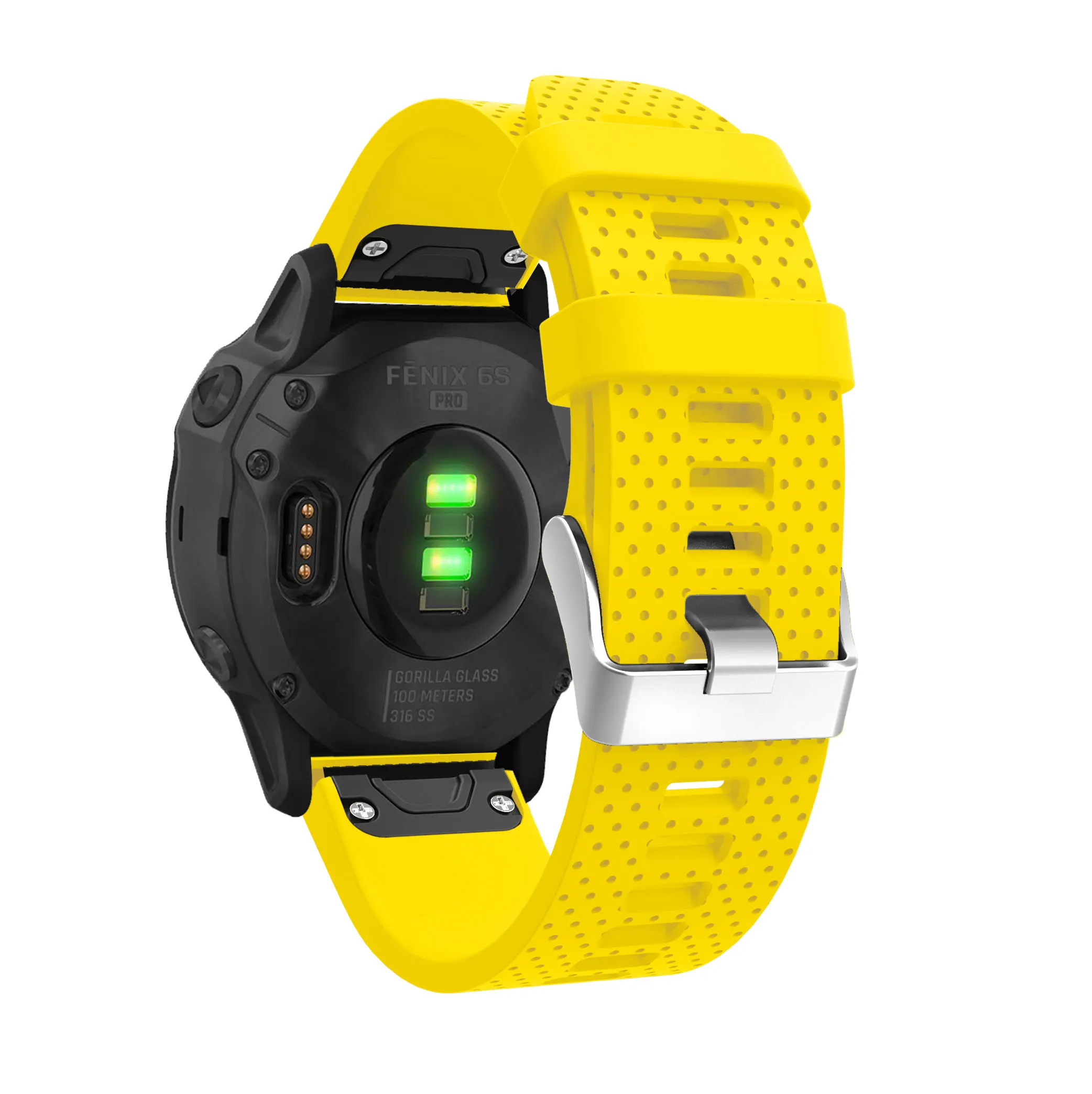 Classic Watchband For Garmin Fenix 5S soft sport Silicone Band For Garmin Fenix 6S smart Watch Quick Release fashion Wrist Strap image 3