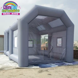 Giant Car Tent With Flitters Mobile Small Used Inflatable Car Spray Paint Booth For Sale