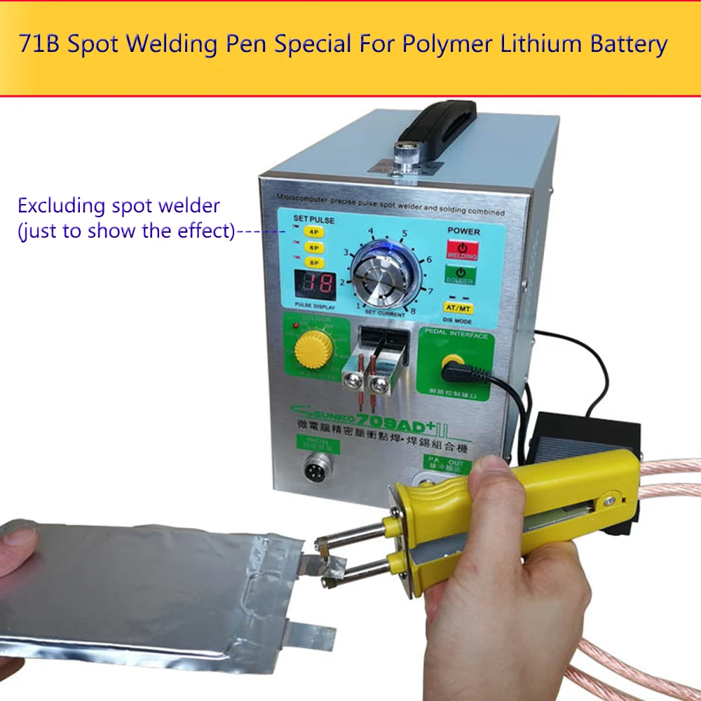 SUNKKO HB-71B Battery Spot Welding Pen-use For Polymer Battery Welding Spot Welder Pen For 709 Series Spot welding machine Tools