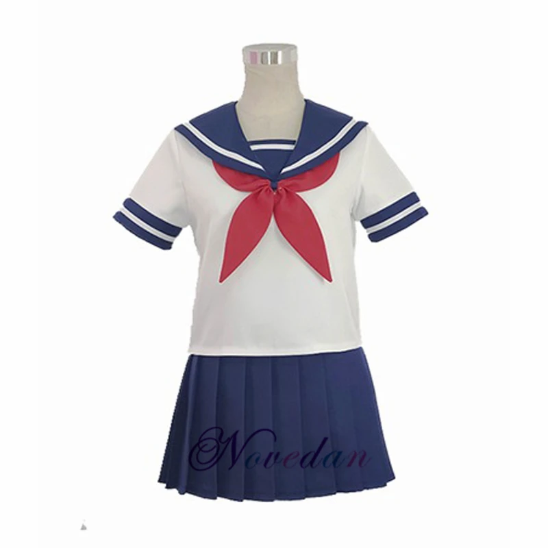 YPanama e Simulator Cosplay Costume pour femme, uniforme Ayano Aishi, uniforme scolaire YPanama e Chan JK, tenue de marin trempée, t-shirt et jupe