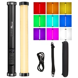 Vectorgear BL-240 RGB Tube Light bi-color 2600K-6000K Tube Handheld Stick Photo Video Camera Light LED RGB Photography Lighting