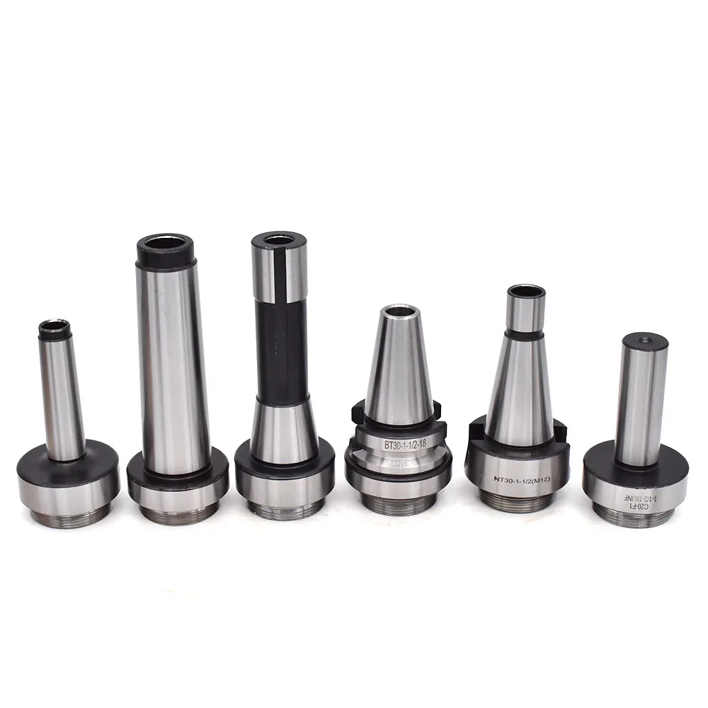 1-1/2 18UNF MT2 MT3 MT4 C20 C25 NT30 BT30 R8  M12 M16 boring head drawbar F1 boring head connecter CNC  boring tool 50/75/100mm