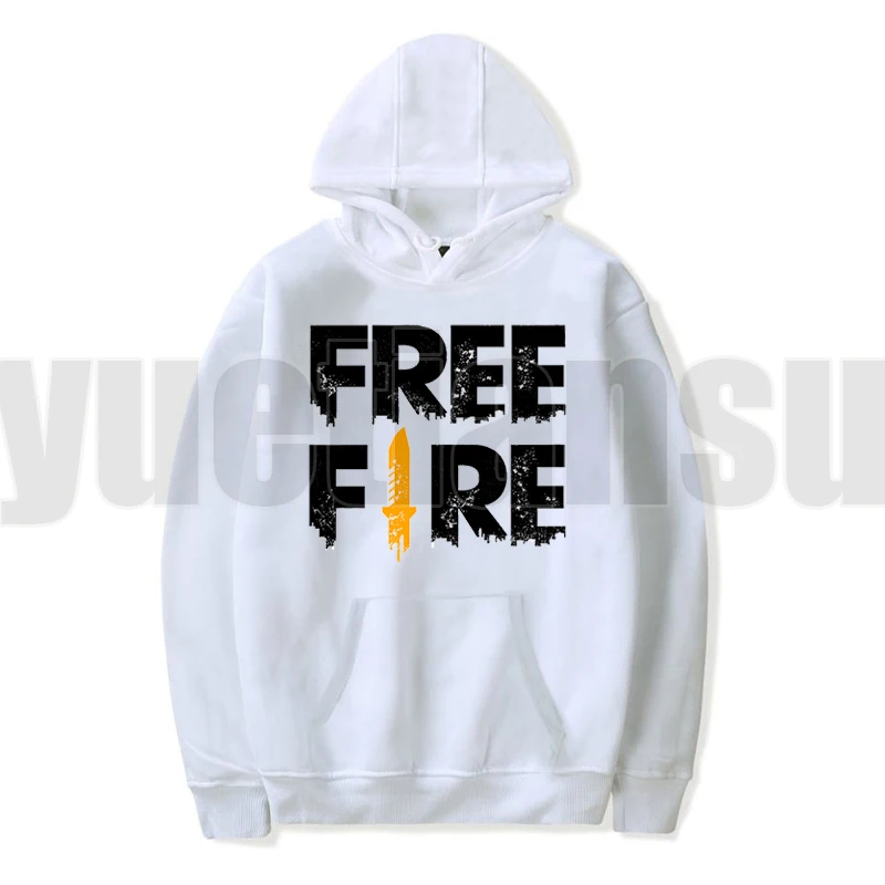 2021 New Popular Game Free Fire Hoodies Women/Men Trendy Long Sleeve Hooded Sweatshirt Kids Free Fire Casual Plus Size Clothes