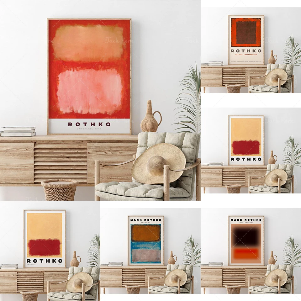 

Mark Rothko Exhibition Poster, Digital Download, Rothko Art Print, Modern Art, Wall Decor, Art Print, Art Decor, Art Gifts, Rot